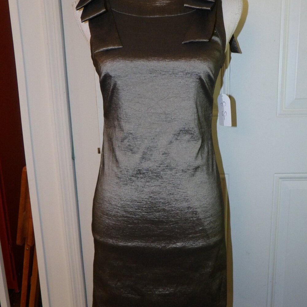 Jessica Simpson Taupe Dress Size 2 nwt - Picture 8 of 10